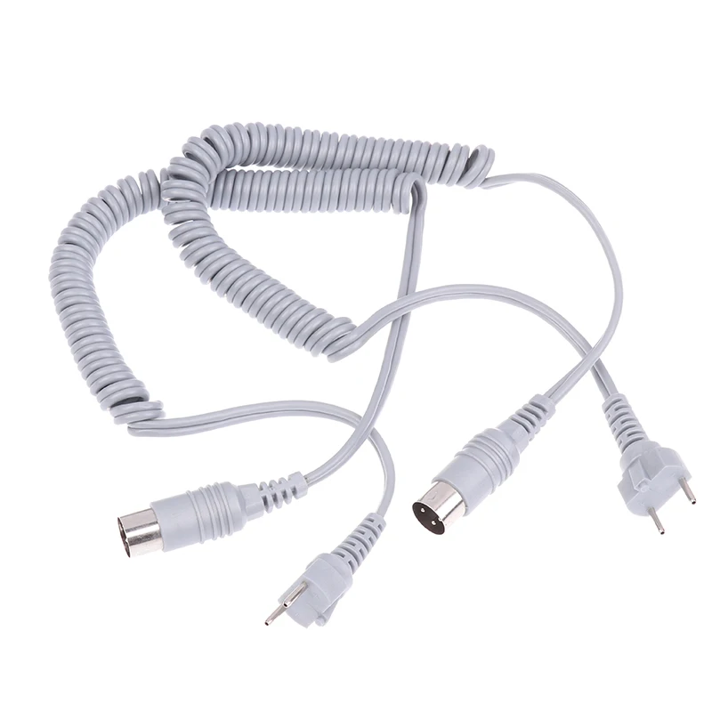 Handle Connection Line Grey 3-pin9mm For Strong 210 204 90 105L 102L Nail Handle Power Cable Electric Manicure Drill Spring Wire