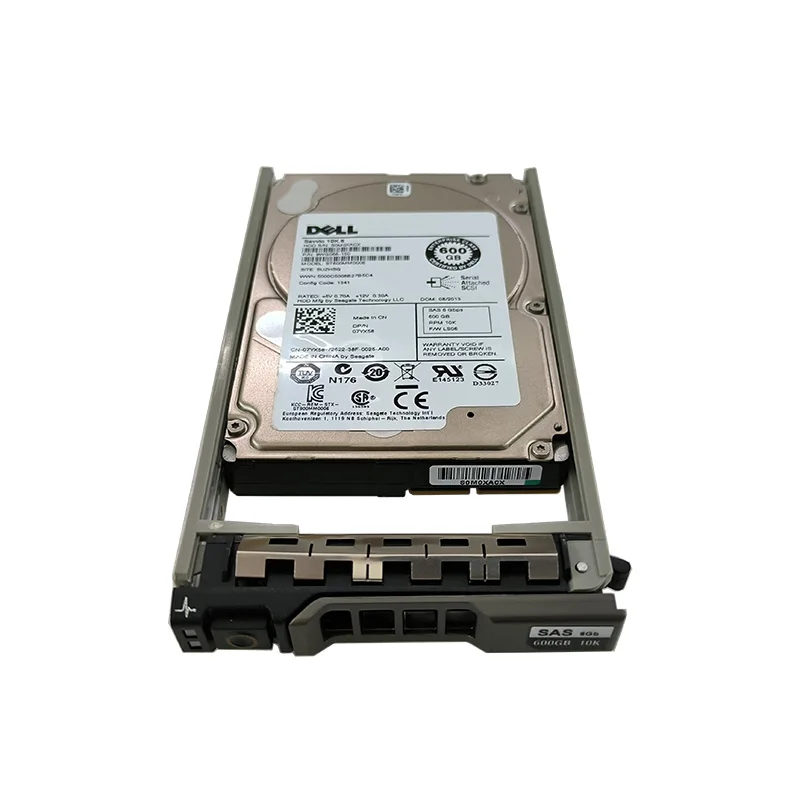 Original DELL New Savvio 10K.6 07YX58 with 8FKXC ST600MM0006 600GB 10000 RPM 64MB 7YX58 SAS 6Gb/s 2.5 Server HDD 7YX58