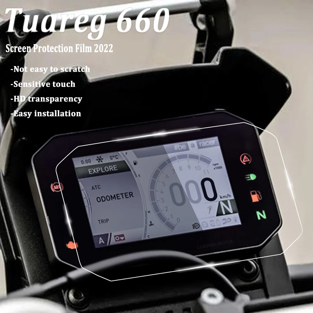 Accessori Moto Cruscotto Antiriflesso Scratch Cluster Screen Protector Per Aprilia Tuareg 660 2022-