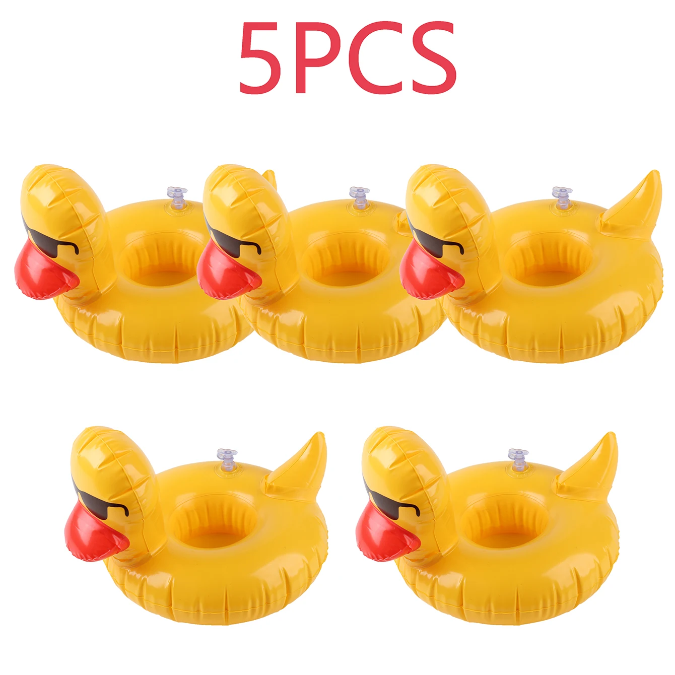 Inflatable Pool Party Drink Floats and Holders