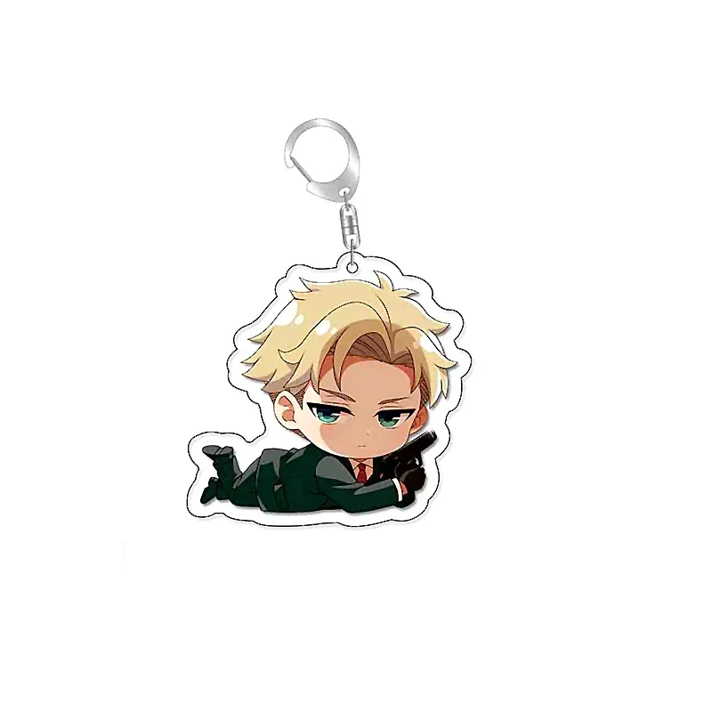 Anime SpyxFamily Anya Loid Yor Forger Cartoon Acrylic Keychain Pendant Keyring Bag Tag Anime Collections for Costumes anime keychain game keychain mini sword keychain anime keychain pendant