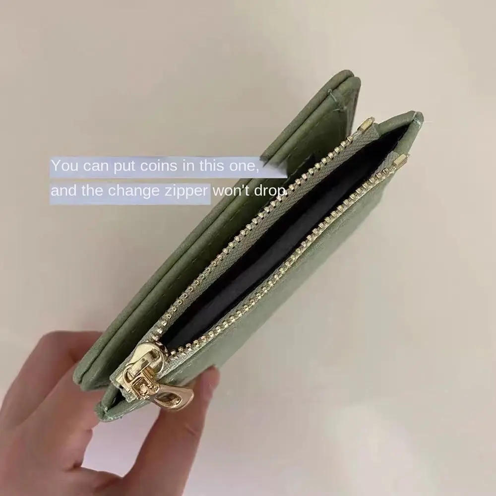 PU Leather Money Coin Purse Durable Multifunctional Zipper Wallet Money Bag 3 Folds Credit Card Holoder Male