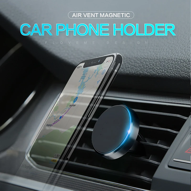 Universal Magnetic Air Vent Smartphone Mount and Holder