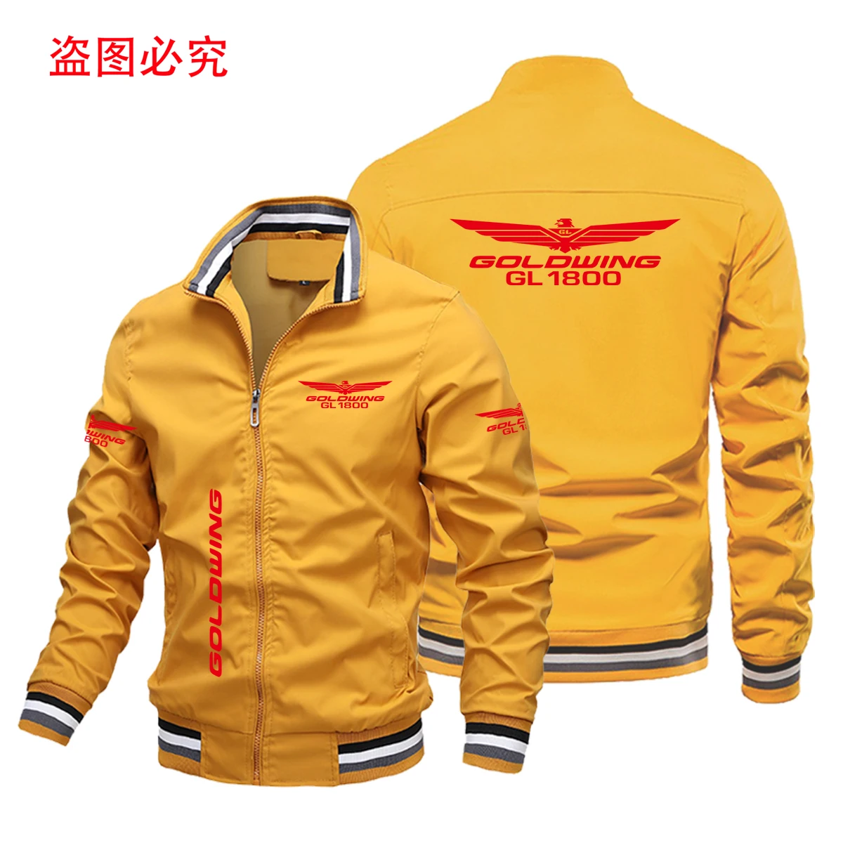 Casual Men Jacket Motorcycle Jacket Gold Wings GL1800 For Men