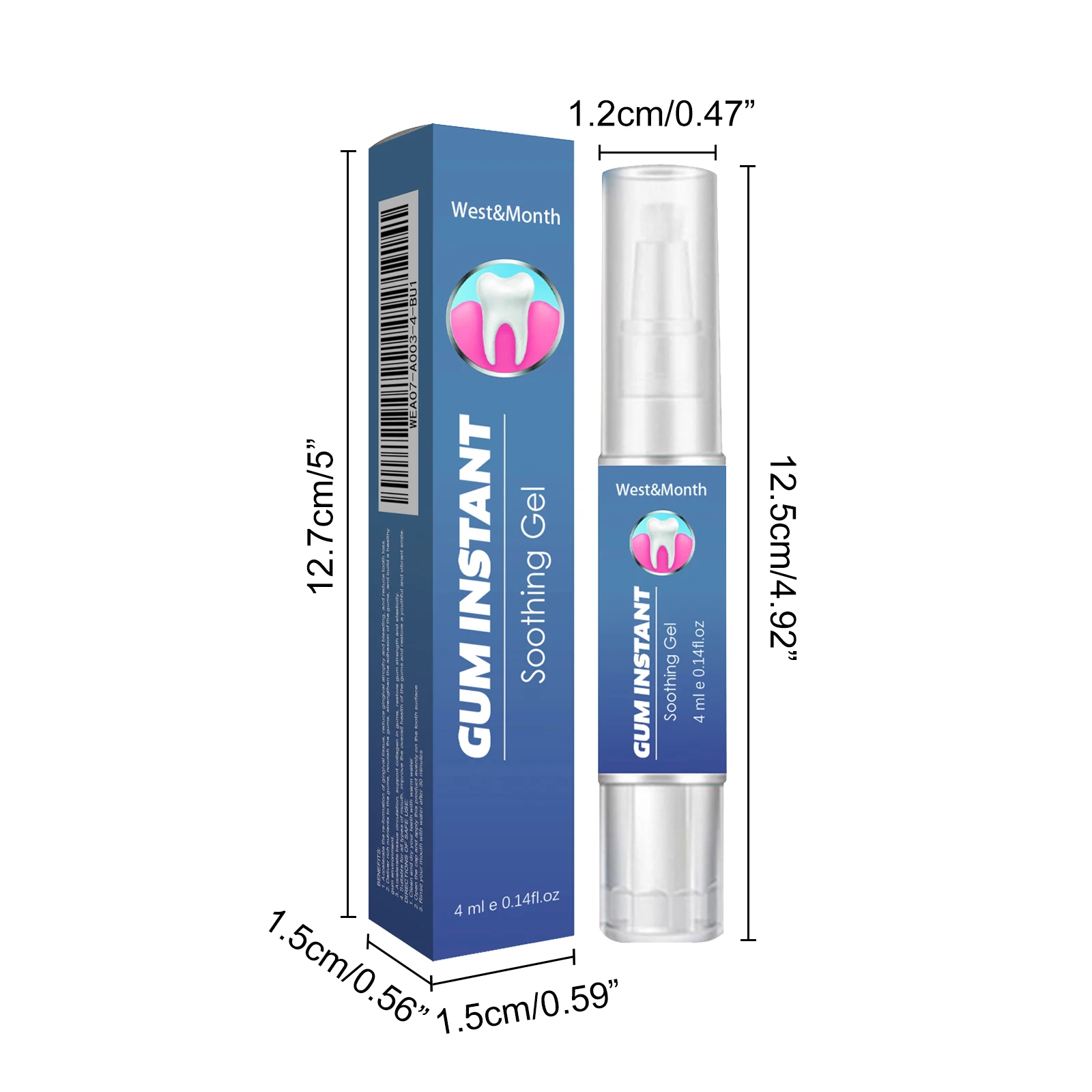 Damaged Gum Repair Care Gel Relieve Sore Gums Allergy Deep Cleaning Teeth Stains Tartar Serum Dental Caries Toothpaste