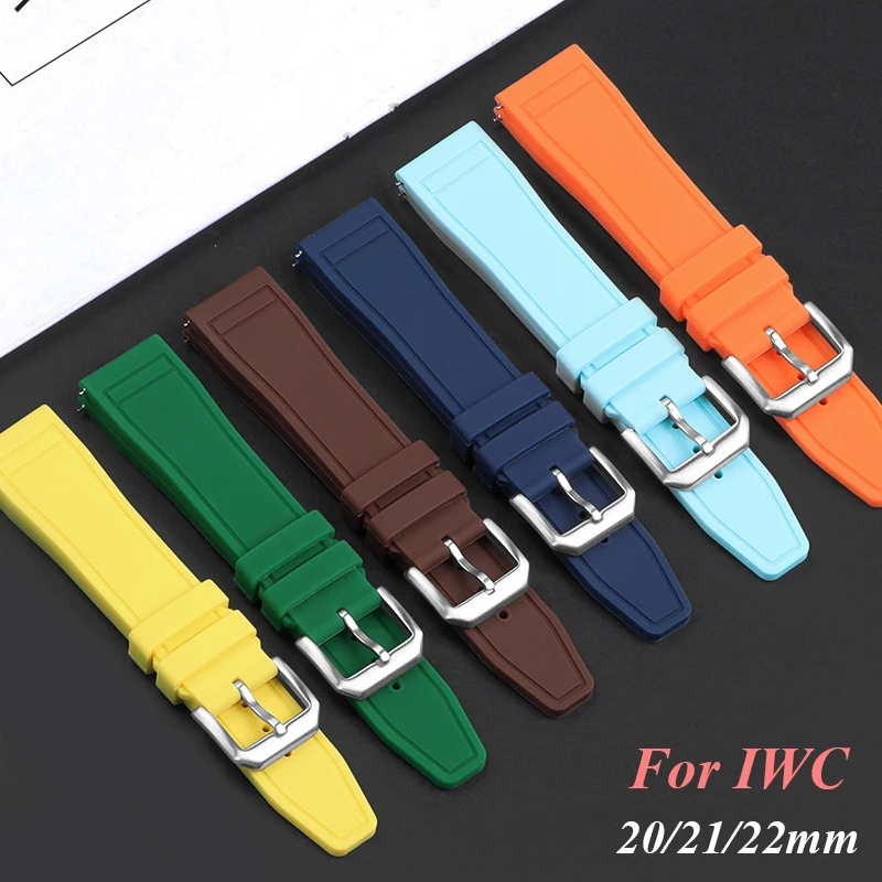 Waterproof Quick-Release Rubber Sport Watch Band Strap in Various Sizes