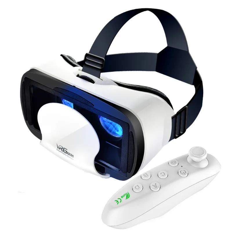 VR Glasses Virtual Reality 3D VR Glasses Google Cardboard Headset for Use with Smartphone Android Virtual Glasses with Gamepad 162 S2879e8748f724c5b853921b1c40a30a8a