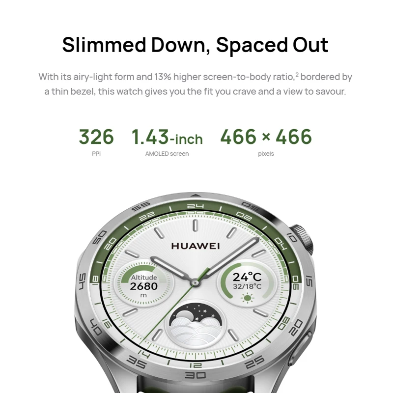 The new HUAWEI WATCH GT4 is a breath of fresh air