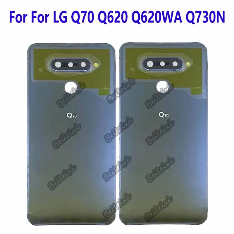 

For LG Q70 Q620 Q620WA Q730B Q730N Q620VAB Q620QM5 Q620QM6 Glass Battery Cover Rear Door Housing Case Durable Battery Back Cover