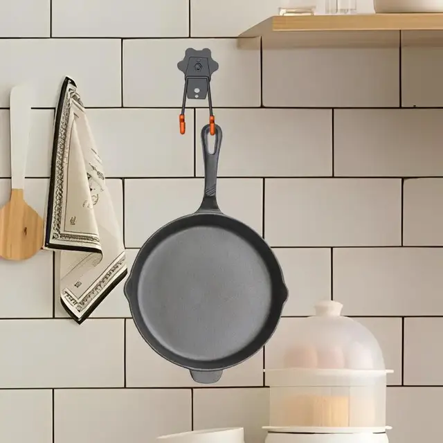 2Db Nagy Teherbírású Garázs Mágneshorgok Nem Csúszás Nélküli Bevonat Garázsszervező Falra Tartva Beltéri És Kültéri Lógást - Image 4