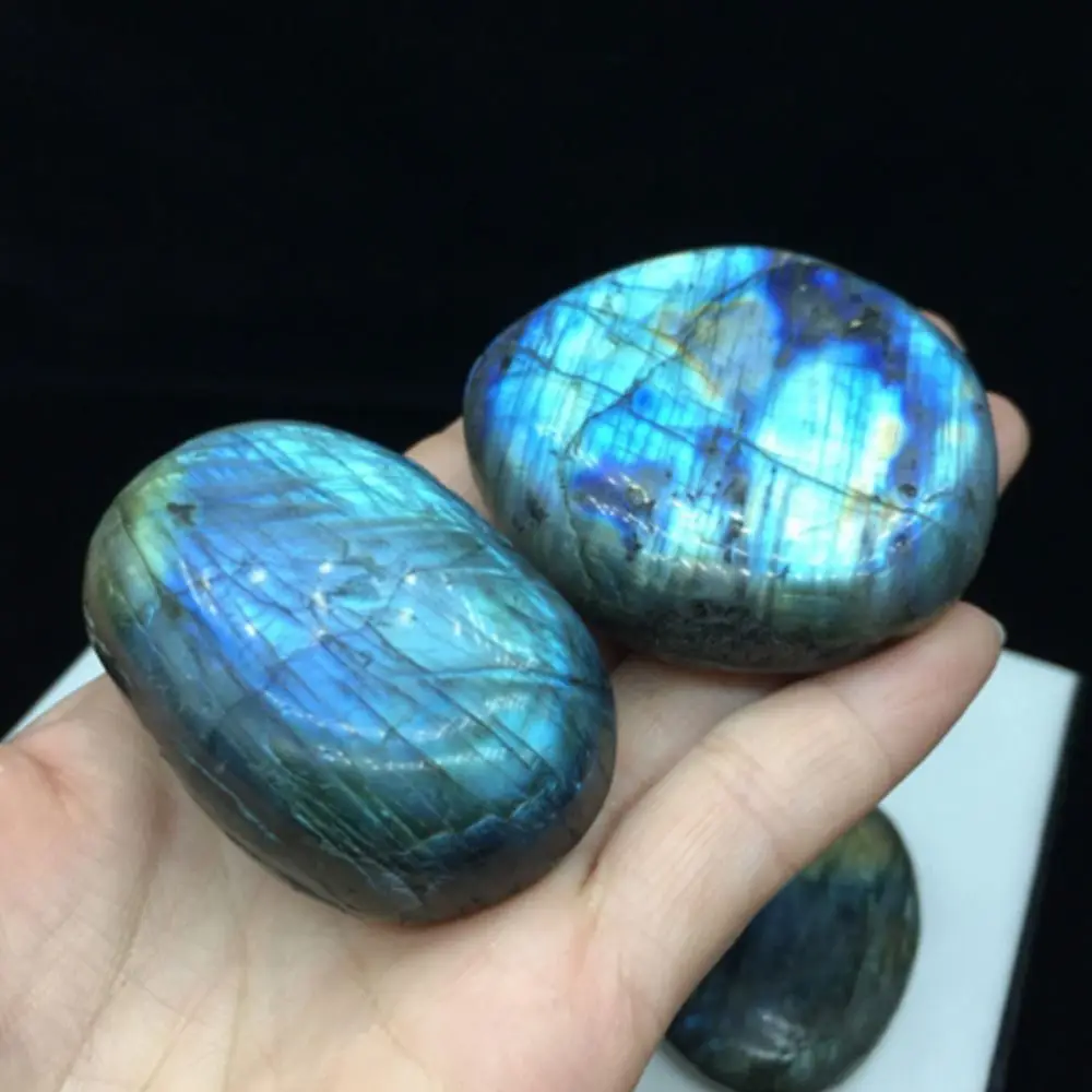 Minerale Di Guarigione Labradorite Palm Stone Lucky Stones Home Decor Labradorite Naturale Pietra Di Luna Energy Stones Home Office