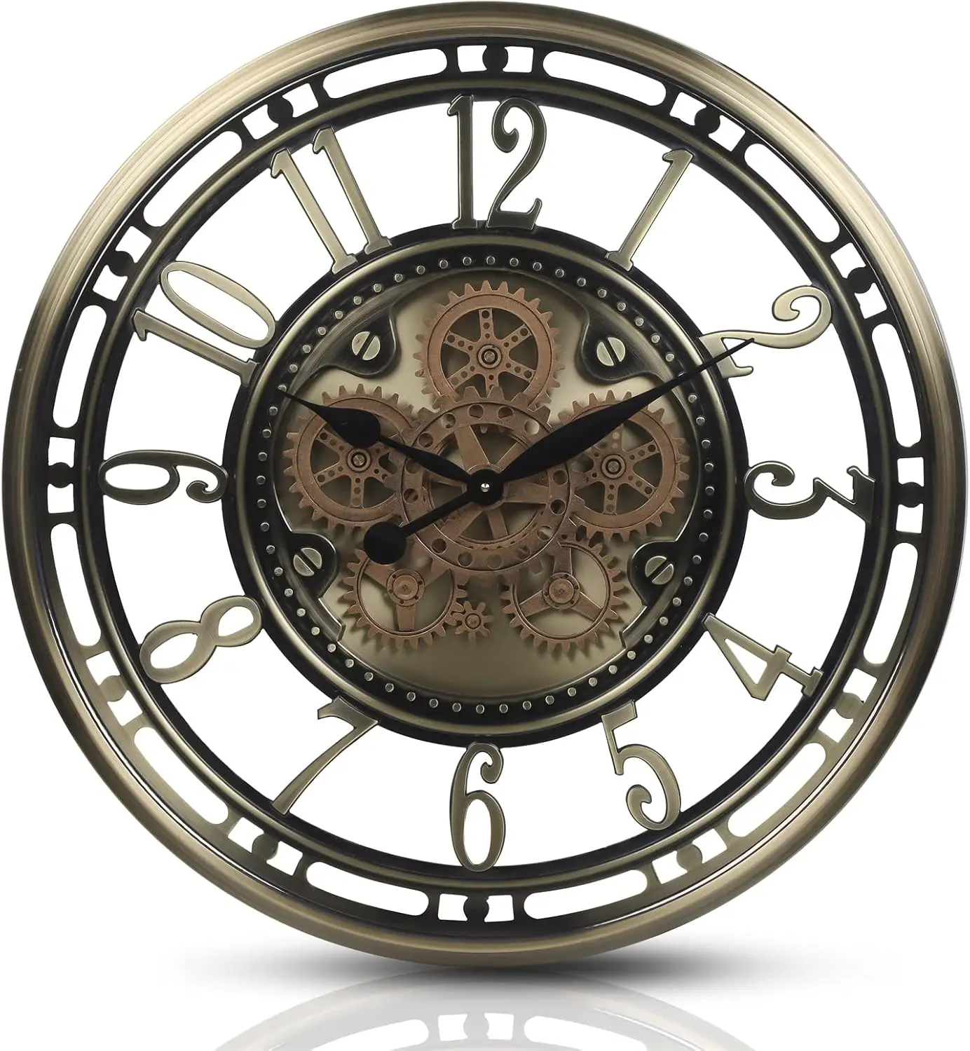 Living Room Decor, Modern Farmhouse Silent Wall Clock for Farmhouse Wall Decor, Ar