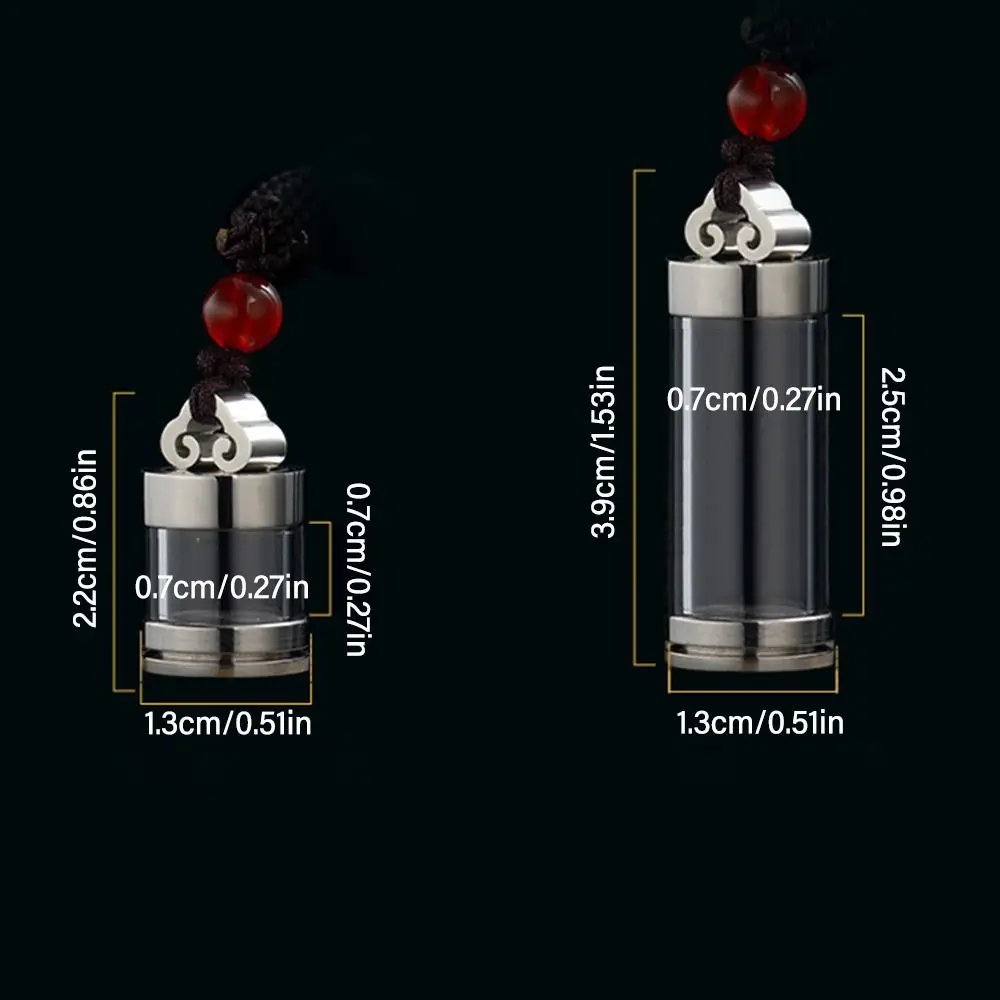 Gold Silver Perfume Vial Necklace Memorial Jewellery Aromatherapy Ashes Urn Essential Oil Diffuser Openable