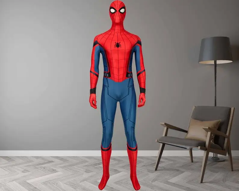 Halloween Volwassenen Kids Peter Parker Spiderman Kostuum