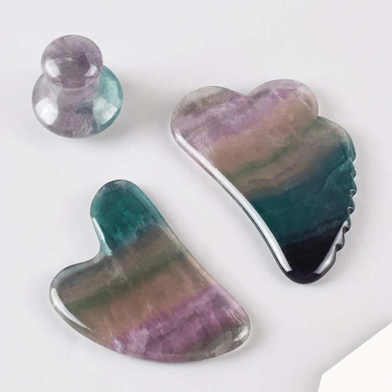 

Natural Jade Scraper Face Care Gua Sha Tool Facial Skin SPA Massager Lifting Wrinkle Remover Beauty Health Neck Therapy