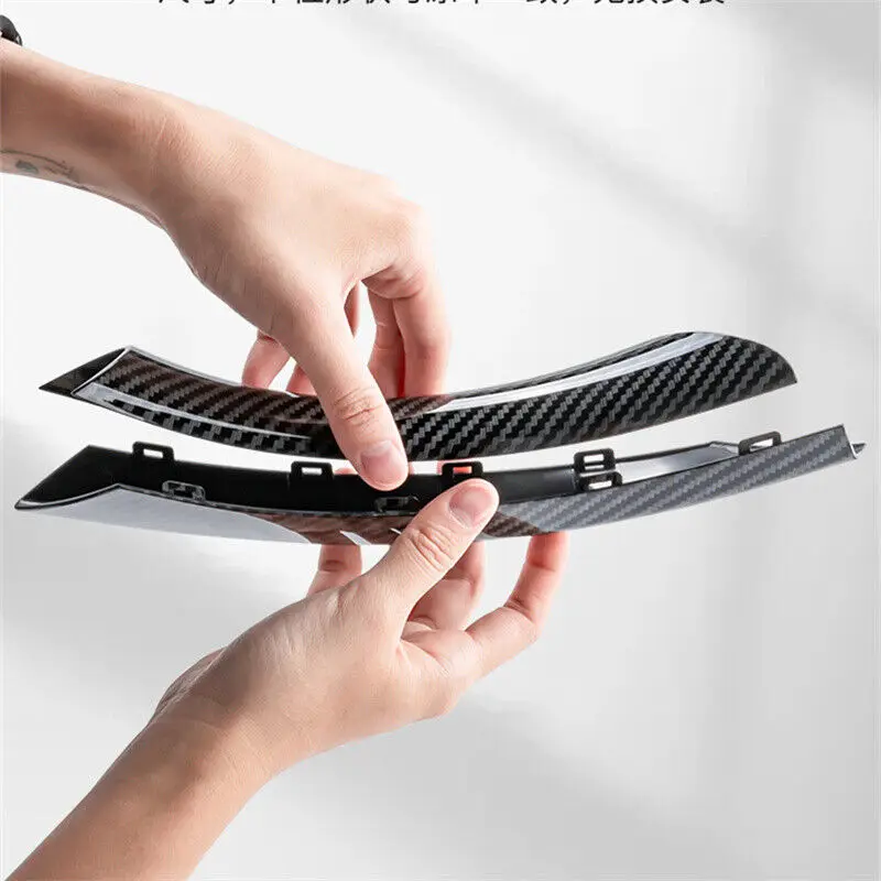 E90 E91 E92 Carbon Fiber Matte Black Easy Installation Car Door Handle For BMW 3 Series 2005-2012 Door Handle Cover Lock Cover