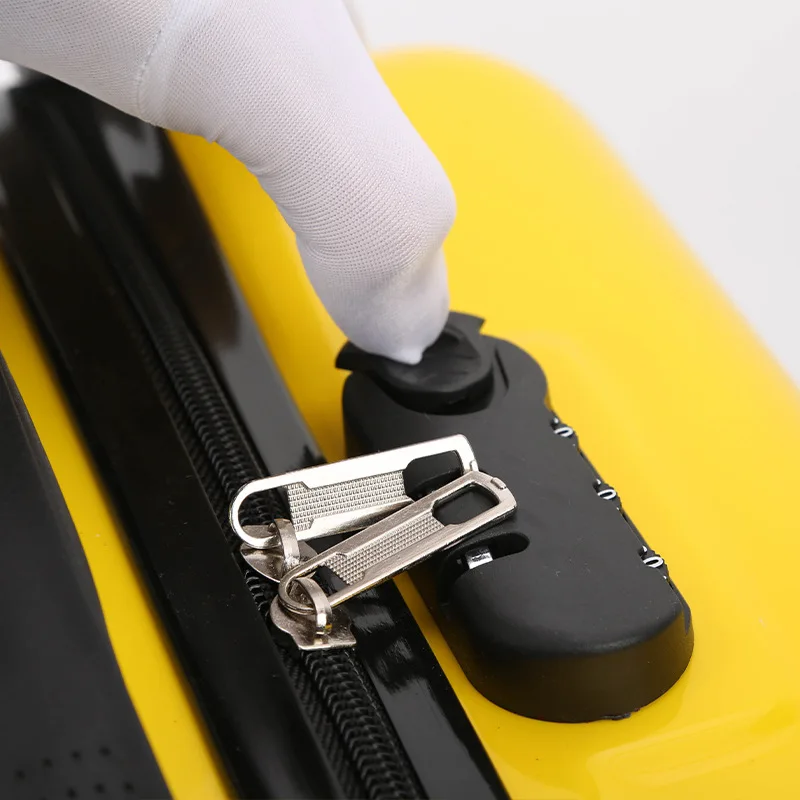 Cartoon Animal Boys Girl Trolley Case 18 Inch Student Suitcase With Universal Wheel Password Zipper Lock For Travel Cute_voghion.com