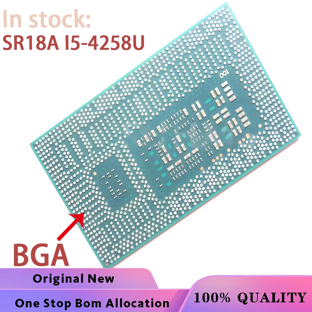 100% новый SR18A I5-4258U I5 4258U BGA чипсет