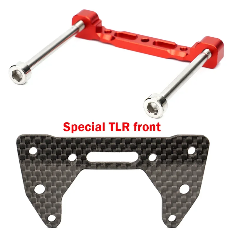 Bumper Avant/Arrière Fibre Carbone pour 1/8 ARRMA TYPHON 6S V5 TLR Buggy RC