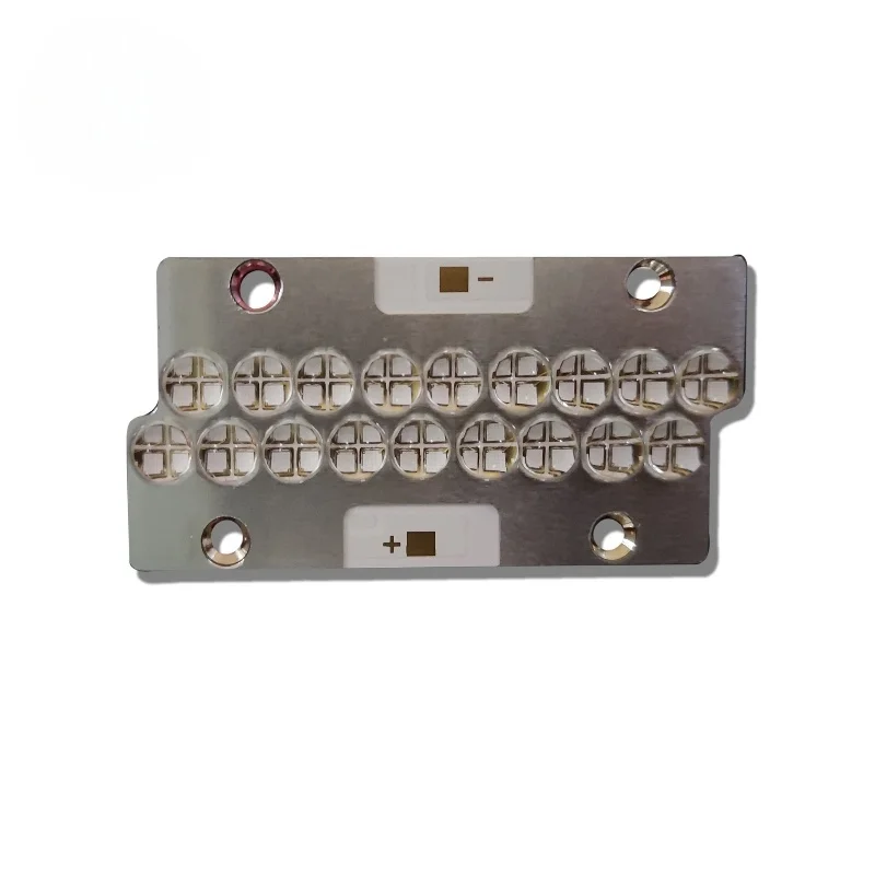 180W UV LED Module 6565 365nm 385nm 395nm 405nm Drying Offset Ink Printing Ultraviolet Curing Light Source