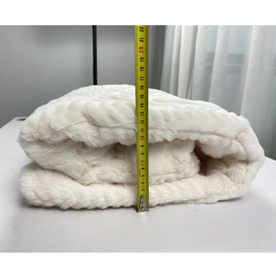 Korean Fashion Long Faux Fur Coats Women Fall Winter Warm V-Neck Rabbit Plush Chaquetaes 2024 New Loose Elegant Thick Outerwear