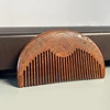 Pocket Wooden Comb Natural Black Gold Sandalwood Super Wide Tooth Wood Combs No Static Lice Beard Comb Hair Styling 1