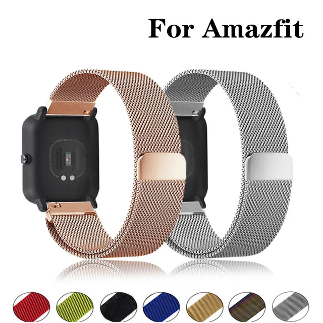 For Amazfit GTS 4 mini Genuine Leather Watchband for Amazfit GTS 3 2 mini  Wristband Belt