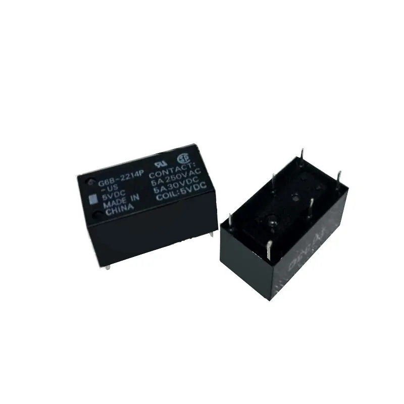 

Новое реле G6B-2214P-US-5VDC 5VDC G6B-2214P-US G6B2214PUS 5VDC DC5V DIP6 5 шт./лот