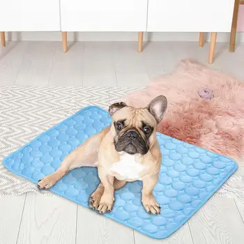 Dog Cooling Mat Pet Summer Cooling Mat Summer Ice Pads For Crate Kennel Bed Sofa Dog Bed Mats Crate Pad Pet Supplies For Dogs 1
