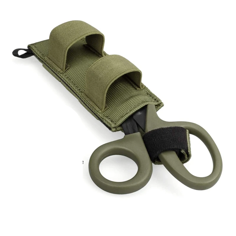 Tactical Tourniquet Tactical Molle Torniquet Pouch Outdoor Medical Set One-hand Torniquet with Scissors for Camping Hiking