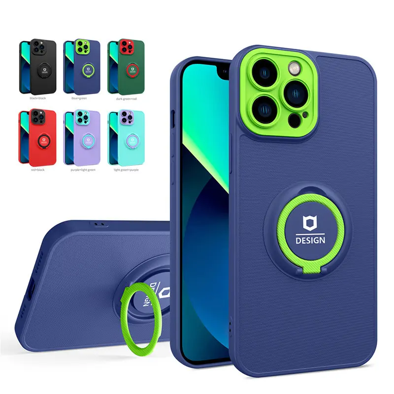 Magnetic Stand Silicone Finger Ring Case For iPhone 11 12 Pro XS Max Shockproof Back Case For iPhone 11 XR XS X 6 8 7 Plus 12 13 cool iphone 12 pro max cases