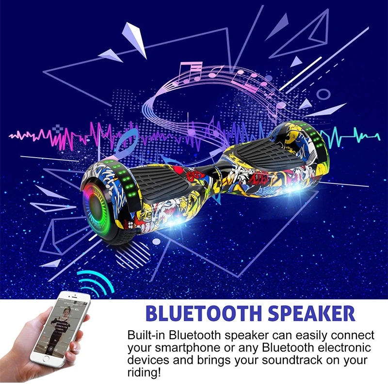 High Quality Electric Hoverboards 350w Motor Self-balancing Car Electric Scooter 2 Wheels Fod Kids