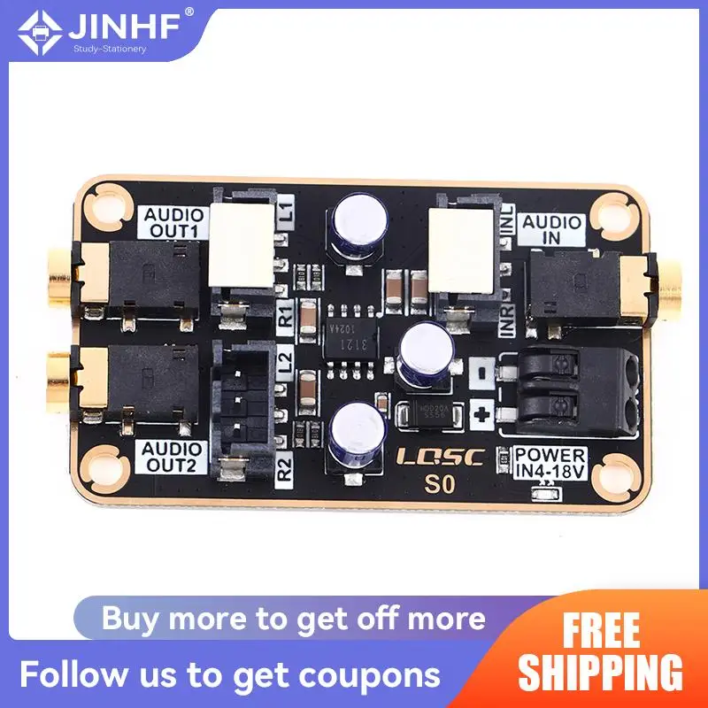 

Audio Isolation Noise Reduction Module Audio DSP Common Ground Noise Cancellation DIY Power Amplifier Board For Home Theater