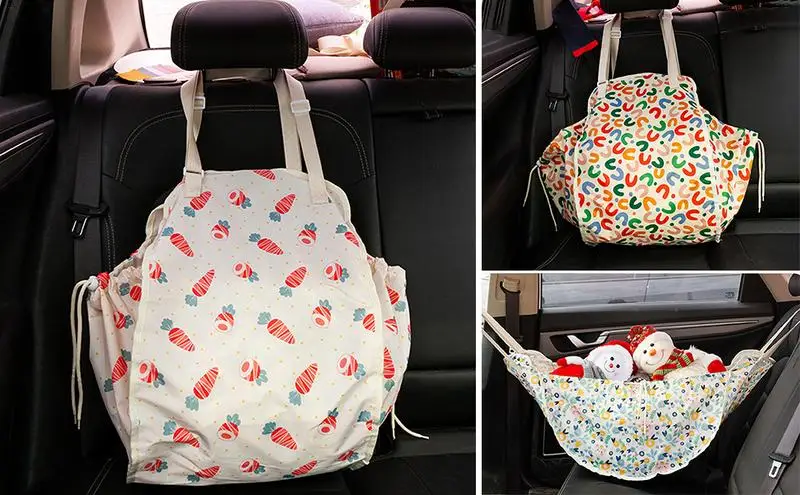 

Car Backseat Organizer Multi Purpose Foldable Seat Back Storage Bag Auto backrest Organizing Totes Lovely Bags Accessories