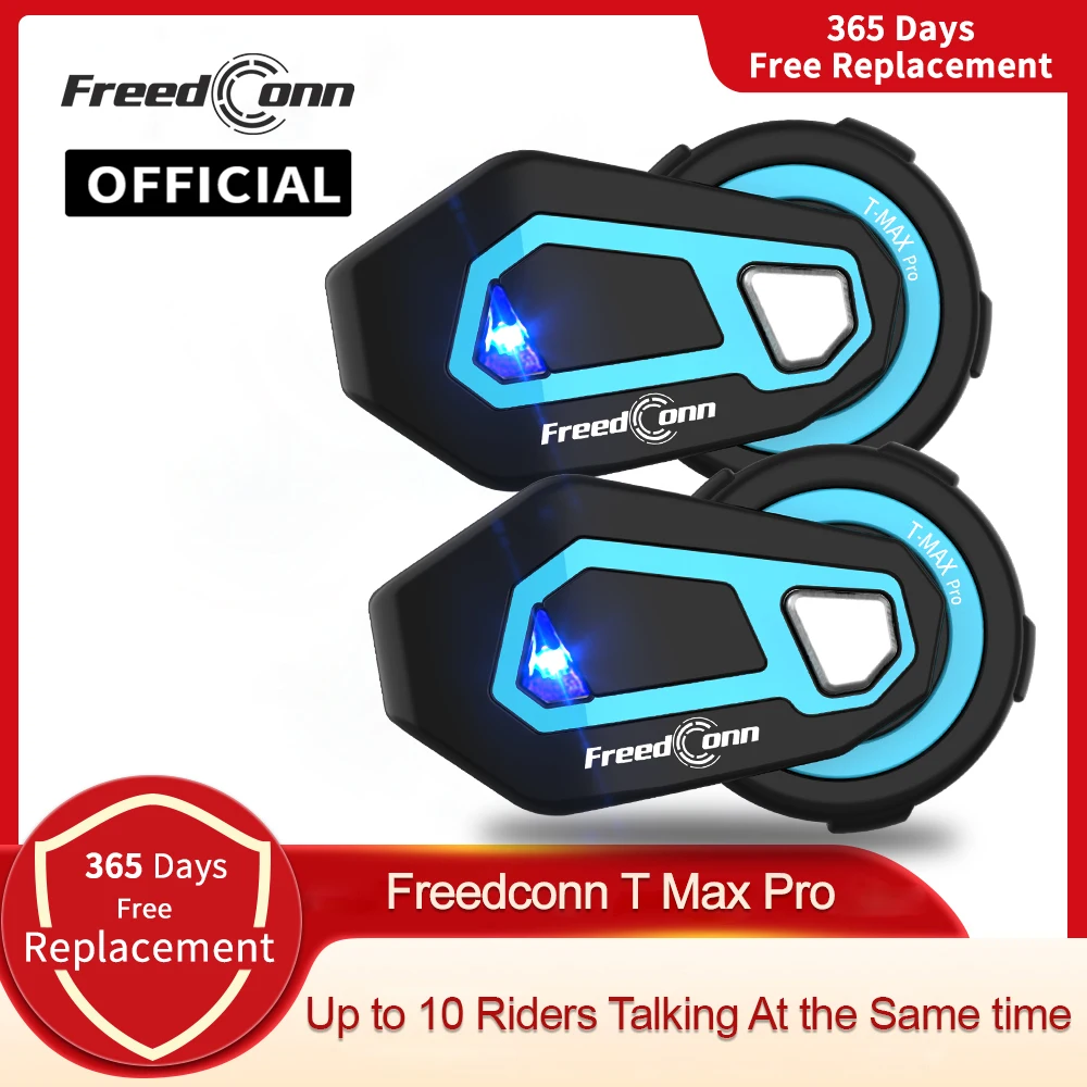 Freedconn T Max Pro interkom motocyklowy kask z zestawem
