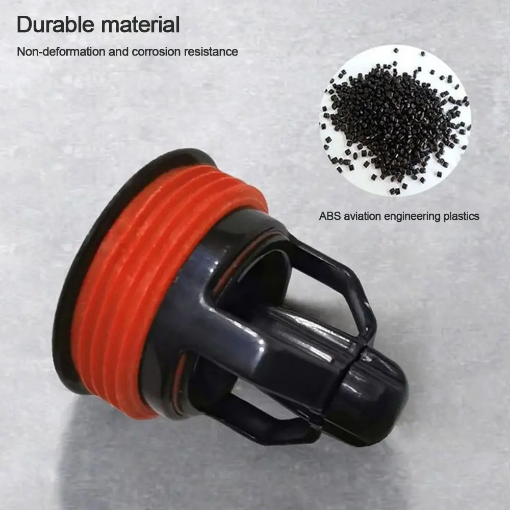 Black Plastic Bathroom Floor Drain Odor Prevention Shower Drainer