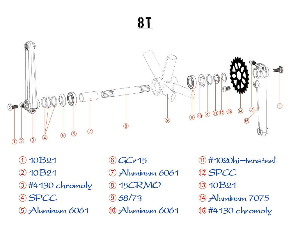 Description Picture 2 of itemFunsea BMX Sprocket 25T Alloy 6061 Bicycle Plate for Wheelie Stunt Big Cruiser One Way Chainring Full Machine Nezha