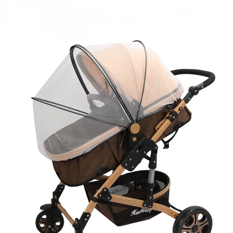 Mosquito Net Zipper type fly protection accessories children's crib summer mesh carriage full cover baby stroller trolley baby trend jogging stroller accessories Baby Strollers