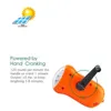 Solar Hand crank Dynamo Crank Flashlight 6