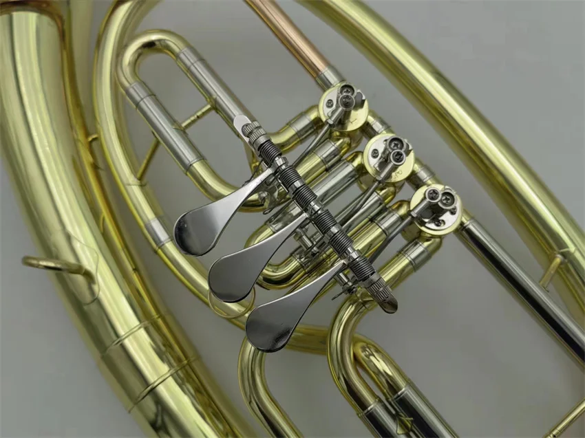 Professional Tenor Horn B-Flat Three Flat Keys Euphonium Beautiful Gold high-quality tone jazz instrument trumpet