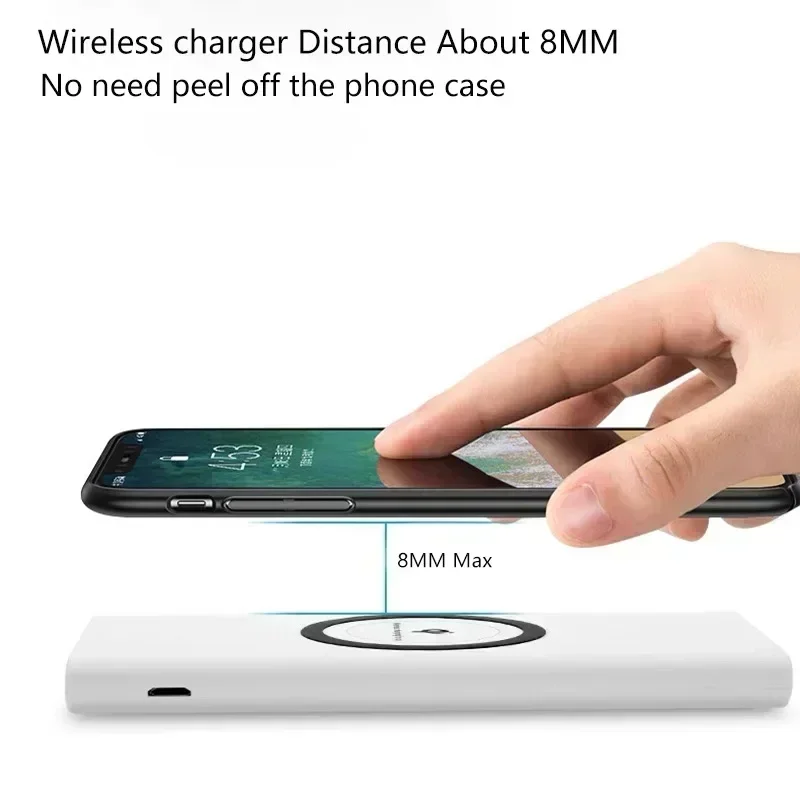 Two-way Wireless Charger Portable Powerful Power Bank Type-c External Battery Applicable to Samsung IPhone Xiaomi 20000mah Phone