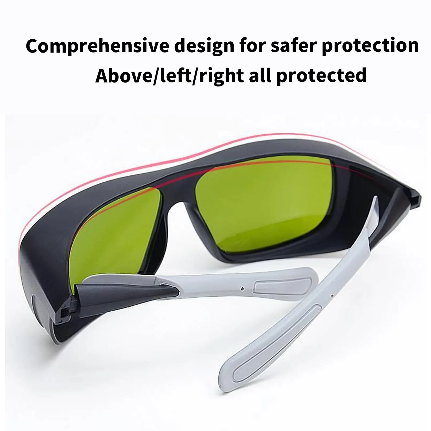 Work Protection Glasses Eye Goggle Ipl Hair Removal Epilator Laser Safety Nd IR IPL Green Blue Light Dental Industrial Goggles protective goggles,protective glasses