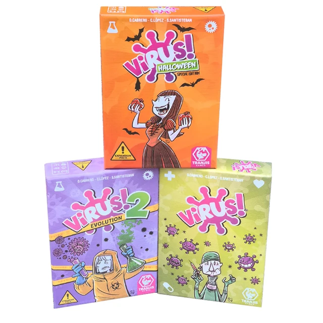 VIRUS VIRUS2-Jeu de Cartes Interactif pour Parent et Enfant, Jouet de Rassemblement Familial 2