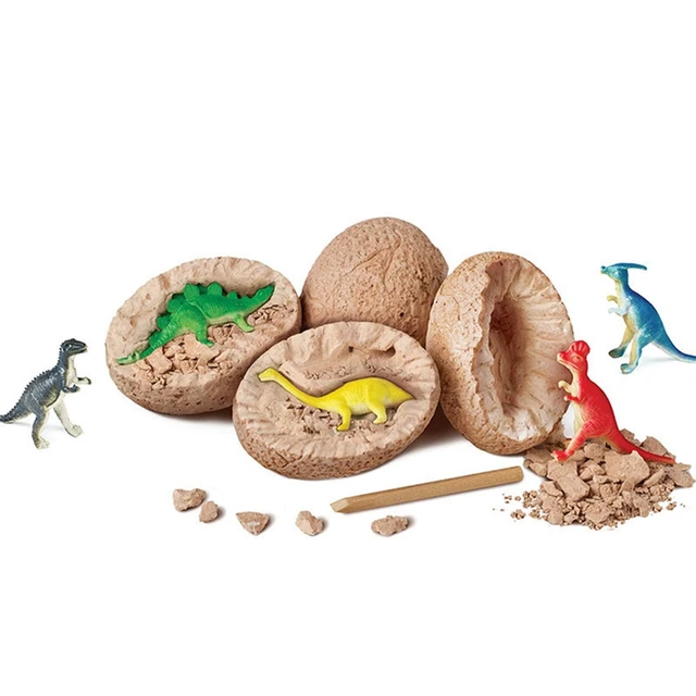 Dinosaur Eggs jurassic Park Tyrannosaurus Model Toys Scientific Mining Dinosaur Archeology Digging  Educational Toys For Kid Boy 1
