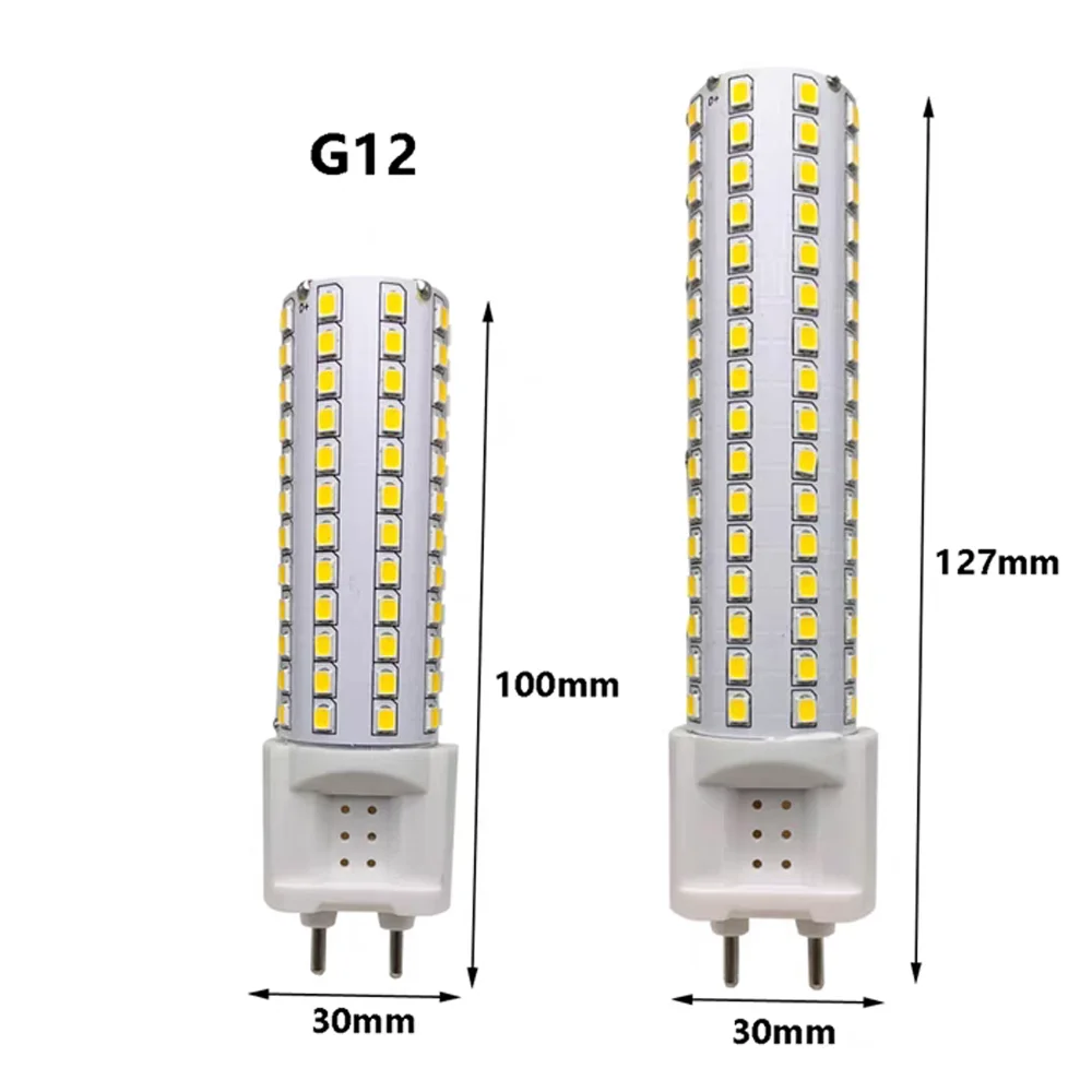 5PCS 3000K 4000K 6000K G8.5 GU6.5 G12 LED Corn Light 10W 15W 1500LM SMD2835 Led Bulbs Lamp AC85-265V High Brightness Lighting