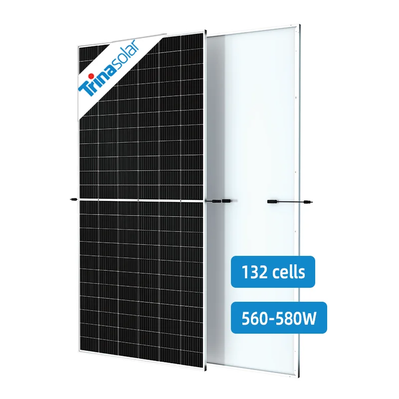 Europa Magazzino Pannello Solare A Scandole Trina Vertex 500W 550W 570W 575W 600W 210Mm 182Mm Pannelli Fotovoltaici