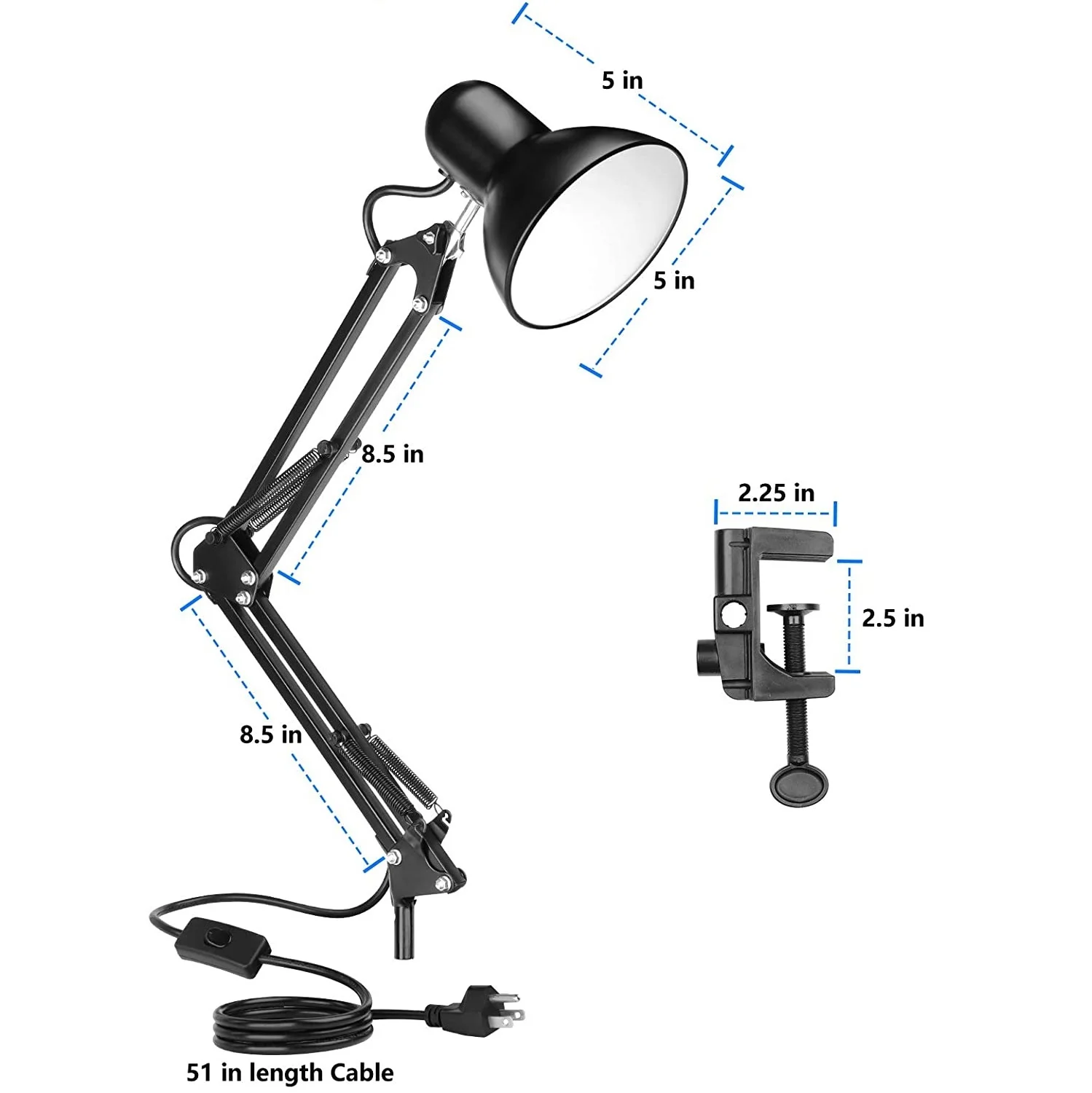 Half Moon Nail Desk Lamp - NSI Australia Nail Supplies