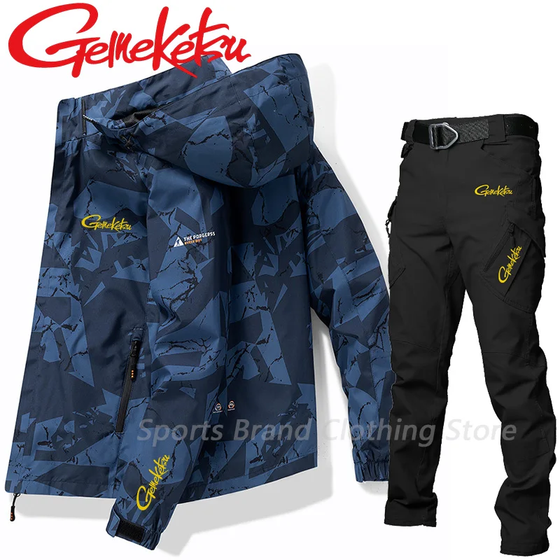 Autumn Brand Men's Assault Suit New Outdoor Breathable Jacket Windproof Hiking Suit Spring Waterproof Hiking Fishing
