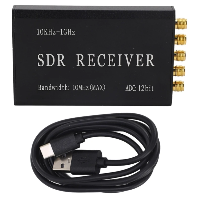 

10kHz to 1GHz Receiver for RSP1 FM SSB CW Aviation Band Receiver 0.5PPM FM SSB SSTV iSS + Metal Case