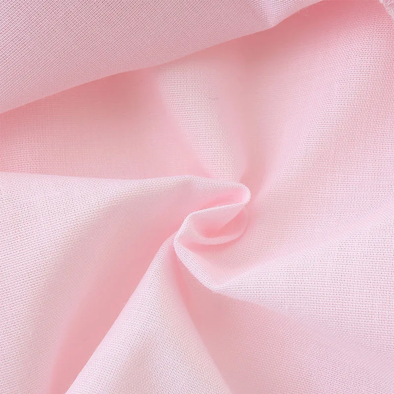 Summer Pink Korean Children's Clothing Princess Baby Girls Embroidery Cartoon Kids Clothes Cotton Mesh Dress